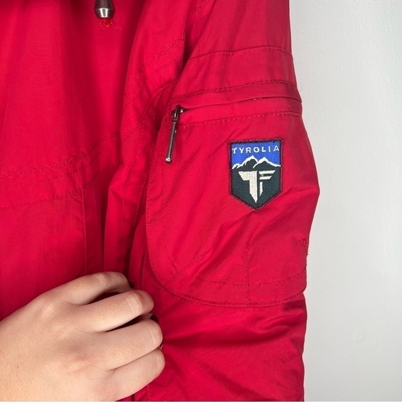 NWT Vintage Tyrolia Onsie Ski Suit Red Size 10 - Picture 9 of 13